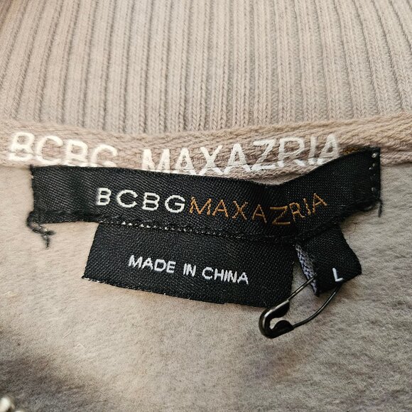 BCBGMAZAZRIA Women's Gray Zip Up Jacket Size: L - Picture 8 of 9